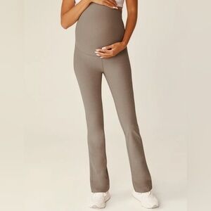 Beyond Yoga Spacedye Practice Maternity Pants in Heather Birch